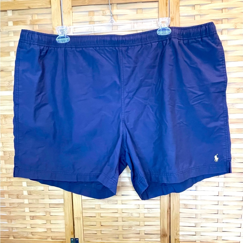 Polo Sport Ralph Lauren Men’s Navy Blue Swim Trunks Size 2X Big Mesh Lined